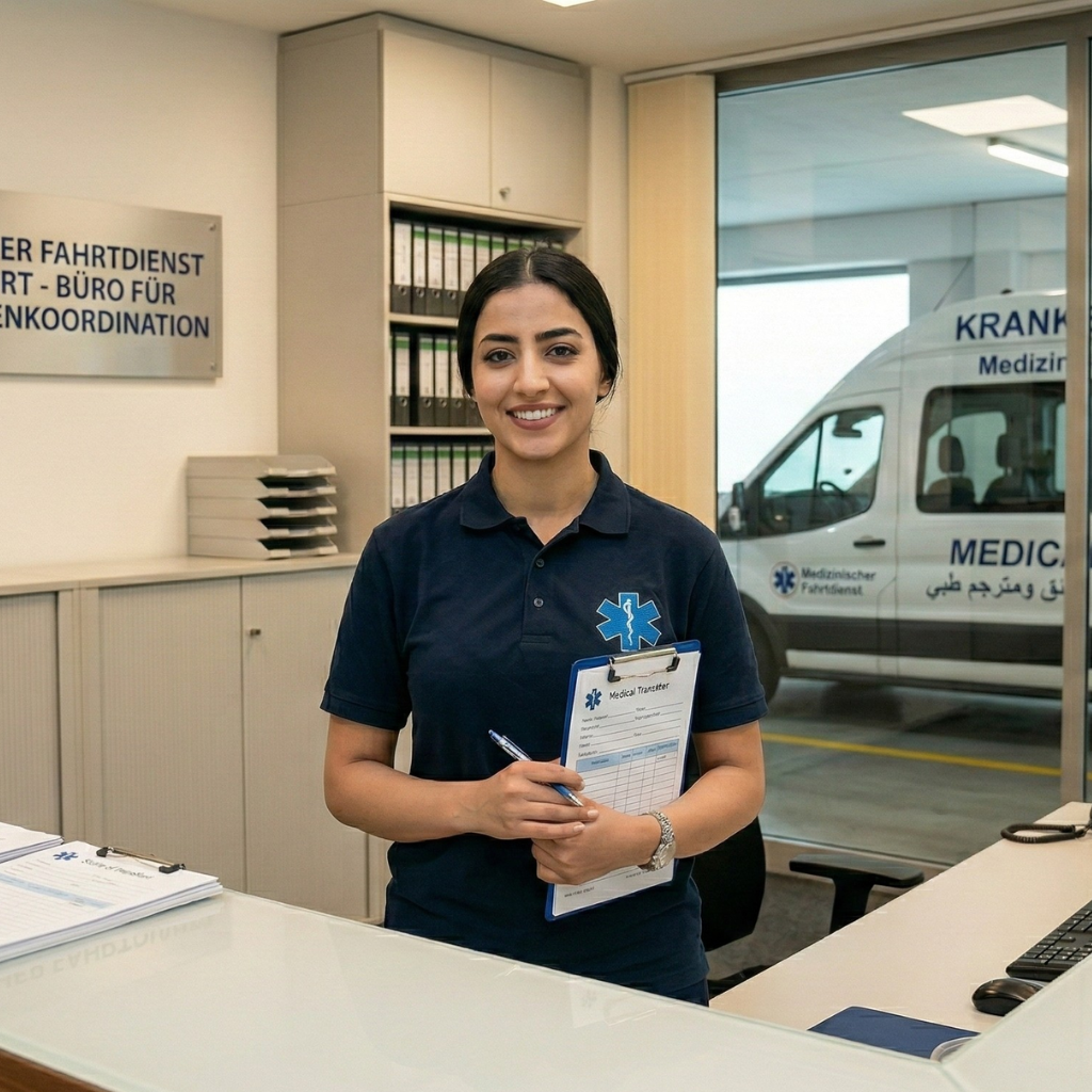 أمل هزيمة - مدى المستقبل للعلاج في ألمانيا مدى المستقبل للخدمات الظبية والعلاج في ألمانيا , أمل هزيمة مترجمة طبية في ألمانيا , عربي